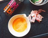 喫茶店風♥️ベーコンエッグトースト♪作り方1写真