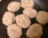 俺流！えのき茸たっぷりの和風ハンバーグ作り方3写真
