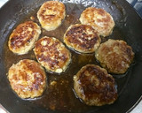 俺流！えのき茸たっぷりの和風ハンバーグ作り方7写真