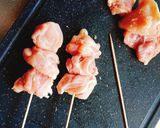 焼き鳥❤️甘辛マスタードだれ♪作り方1写真