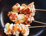 焼き鳥❤️甘辛マスタードだれ♪作り方4写真