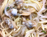 アサリのむき身とモヤシの焼きそば作り方4写真