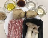蓮根と豚バラの炒め物作り方1写真