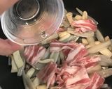 蓮根と豚バラの炒め物作り方6写真