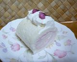 【低糖質】桜のロールケーキ作り方13写真