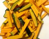 かぼちゃのきんぴら作り方1写真