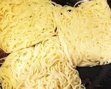 先にかた焼き麺にして♡ふっくら塩焼きそば作り方3写真