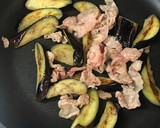 茄子と豚ばら肉の柚子胡椒みそ炒め♡作り方6写真