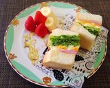 厚切り食パンｄｅミックスサンドイッチ♪作り方4写真