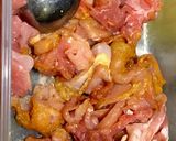 レモングラスとカレー風味豚肉 冷やし麺作り方1写真