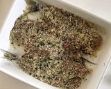 オイル漬け魚のハーブパン粉焼き作り方2写真