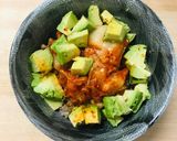 納豆アボカドキムたま丼作り方2写真