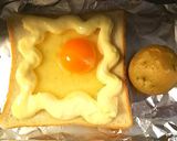 簡単☆目玉焼きトースト＆じゃがバター♪作り方3写真