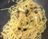 松茸の風味！永谷園お吸いもので和風パスタ作り方5写真