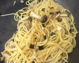 松茸の風味！永谷園お吸いもので和風パスタ作り方5写真