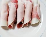 豚こまのネギチーズ包み焼き作り方2写真
