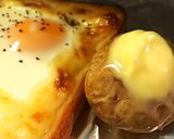 簡単☆目玉焼きトースト＆じゃがバター♪作り方5写真