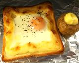 簡単☆目玉焼きトースト＆じゃがバター♪作り方6写真