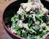 貴女風味で香り菜のゴマ和え❤️ゆりさん風作り方3写真
