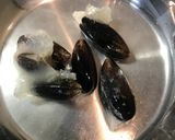 アスパラガスとムール貝のパスタ作り方7写真
