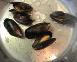 アスパラガスとムール貝のパスタ作り方13写真
