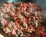 牛肉とさつまいもの煮物作り方3写真