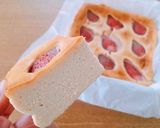 苺トピのベイクドチーズケーキ作り方3写真