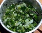 レモングラスとカレー風味豚肉 冷やし麺作り方2写真