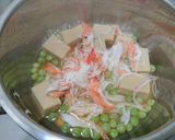えんどう豆と高野豆腐の卵とじ作り方5写真