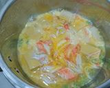 えんどう豆と高野豆腐の卵とじ作り方6写真