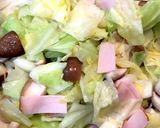キャベツとハムのあんかけ炒め作り方5写真