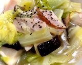 キャベツとハムのあんかけ炒め作り方7写真