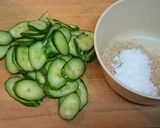 簡単✨キウリの胡麻和え作り方1写真