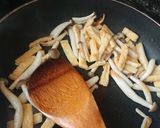 しめじと油揚げの海苔炒め作り方3写真