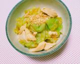 ヘルシー♪キャベツささ身のポン酢醤油和え作り方11写真