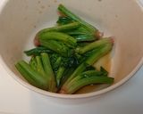 ほうれん草の酢醤油和え作り方2写真