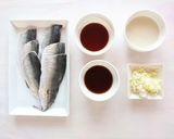 鯵の甘酒黒酢醤油焼き作り方1写真