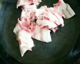 ごま香る セリと豚肉の辛子炒め作り方3写真