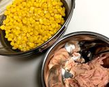 ツナコーンチーズトースト作り方1写真