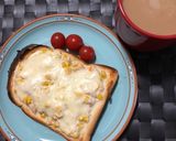 ツナコーンチーズトースト作り方5写真