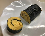 マヨネーズと鰹だしのふわふわ卵焼き海苔巻作り方7写真
