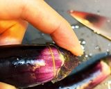 グリルに放置！じゅわっと美味しい焼きナス作り方1写真