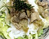 レモングラスとカレー風味豚肉 冷やし麺作り方9写真