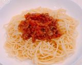 レンジで簡単、焼きそば蒸し麺でボロネーゼ作り方6写真