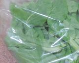 白菜トウ立ち菜のピーナッツ和え作り方1写真