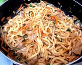 簡単♡美味!豚キムチうどん作り方5写真