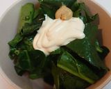 ピリ辛で美味しいほうれん草の辛子マヨ和え作り方2写真