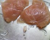 鶏の胸肉パン粉焼き作り方1写真