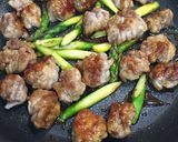 ご飯が進む！豚コマとアスパラの照焼き作り方6写真