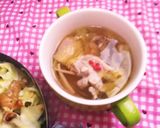 豚肉とゴボウと白菜の和風コンソメスープ作り方3写真